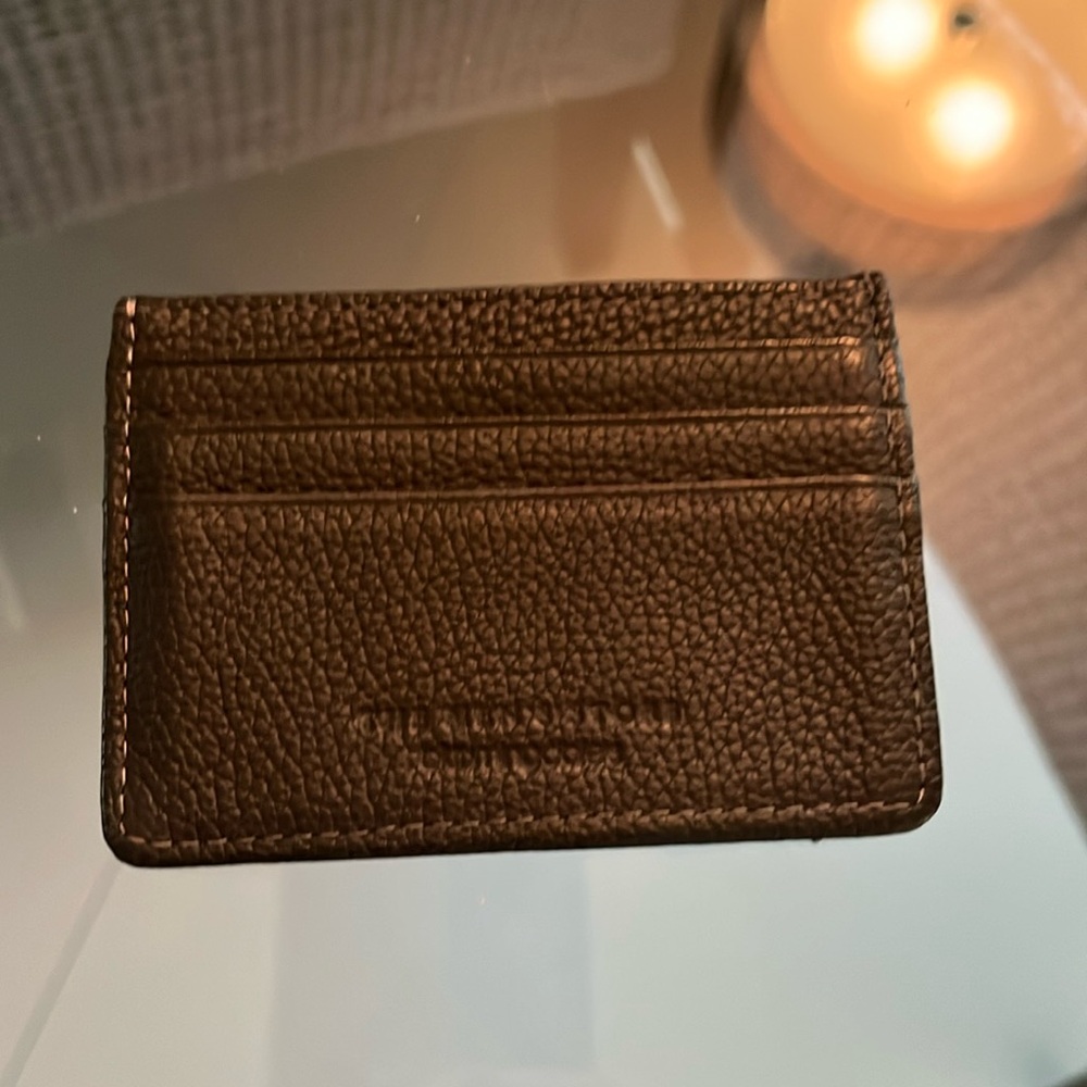 Never worn dark gray wallet by Bloomingdale’s